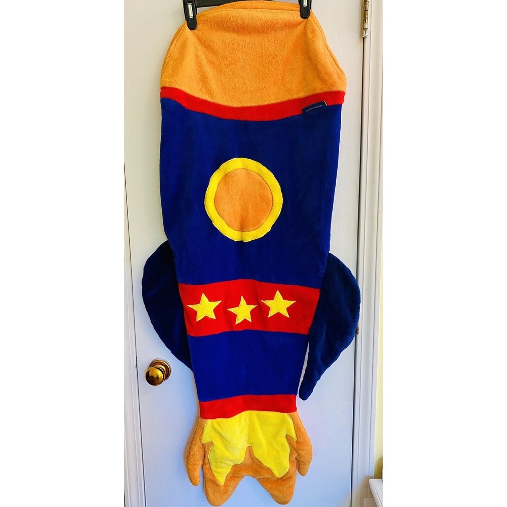 Rocket Ship Plush Tails Throw Blanket Comfy Soft Durable Rocket ship Boys Kid’s